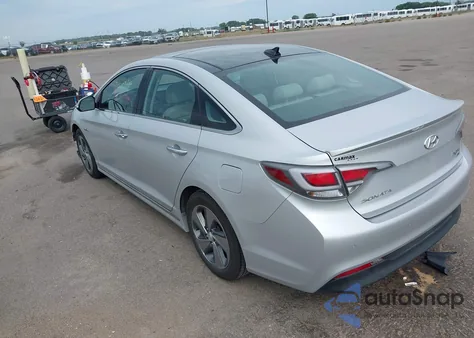 2016 Hyundai Sonata Hybrid Limited from USA, damaged, VIN KMHE34L1XGA025559